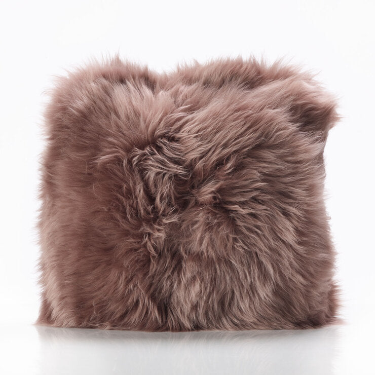 Bowron Double Sided Sheepskin Cushion, 35 x 35cm in paco