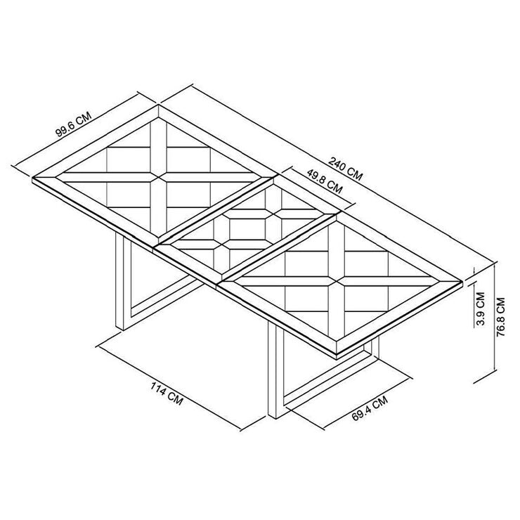 Greenwich Extending Dining Table Set by Bentley Designs