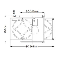 2 Light Flush Ceiling Light by Feiss Remy