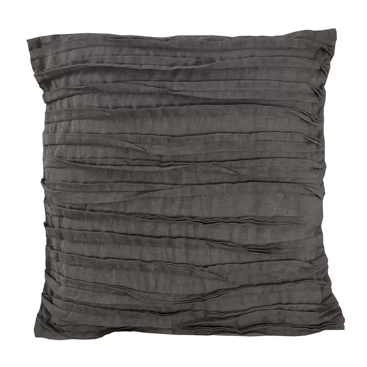Lazy Linen 100% Washed Linen Cushion grey