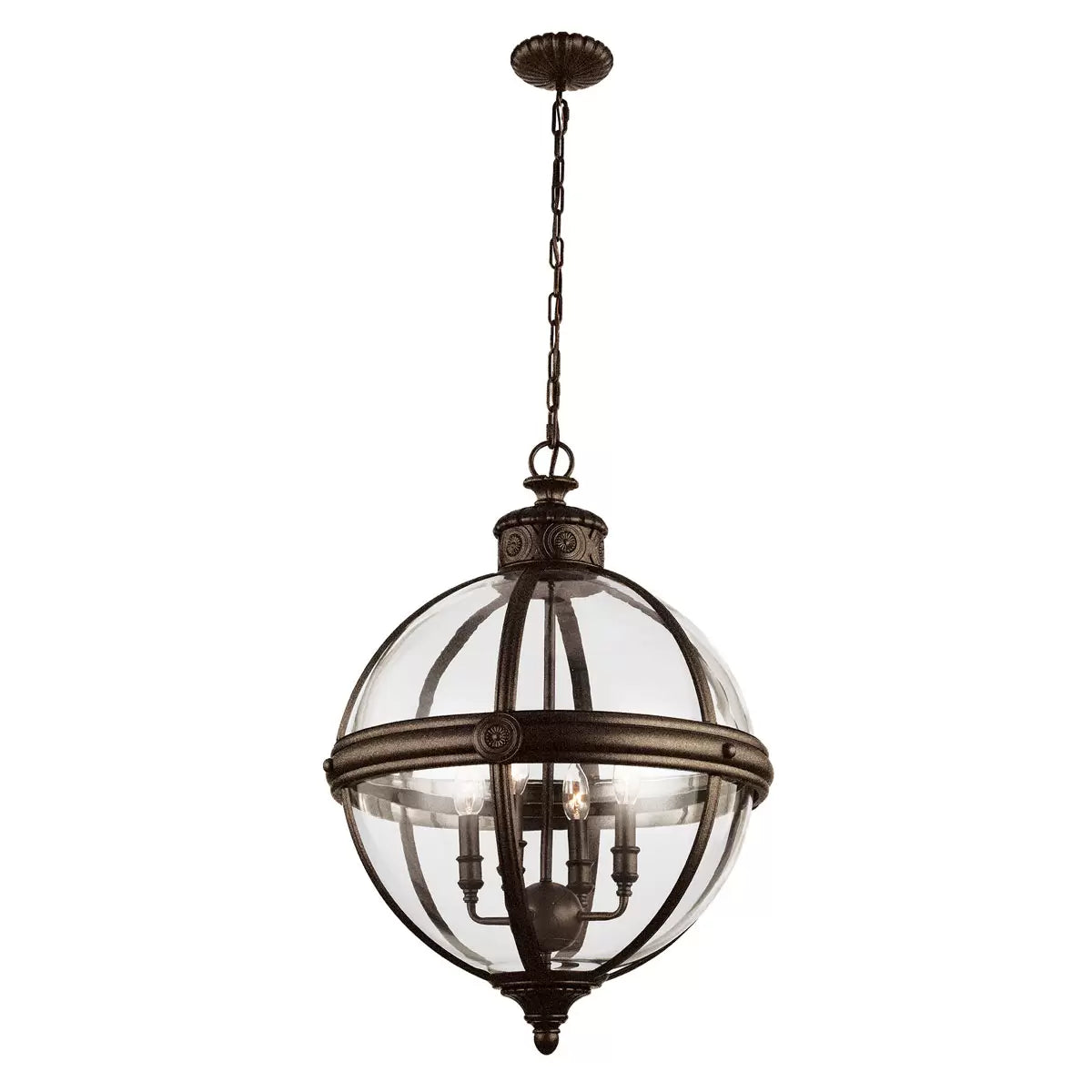 Feiss Adams 4 Light Pendant Chandelier